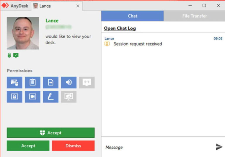 anydesk auto accept session