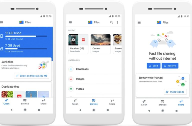 airdrop para android com arquivos do google