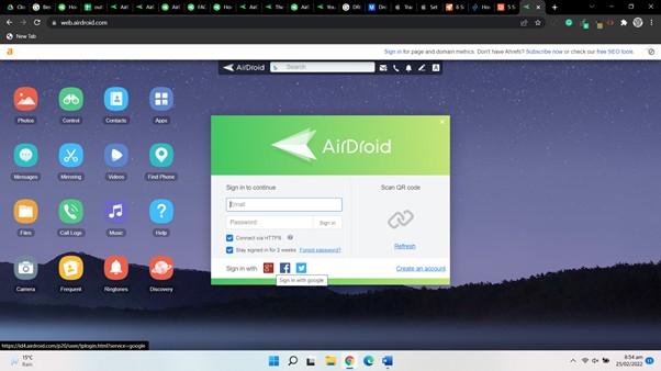 login-to-your-airdroid-account