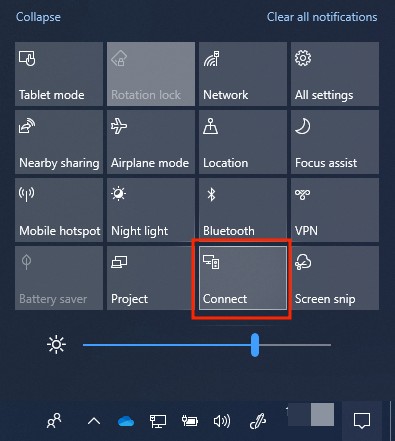 Connect App on Windows 10