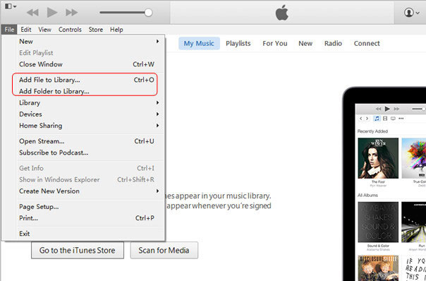 add file to itunes