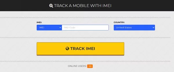 IMEI number tracking location online