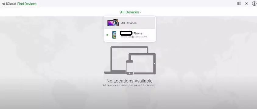 Open find my app track your lost iPhone