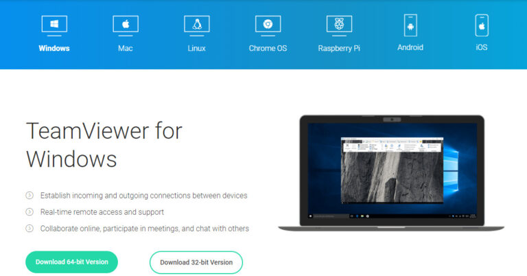 teamviewer compatible os