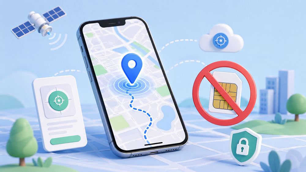 Có thể theo dõi điện thoại không có thẻ SIM