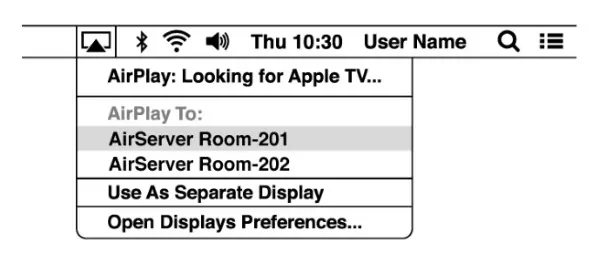 2airserver setting