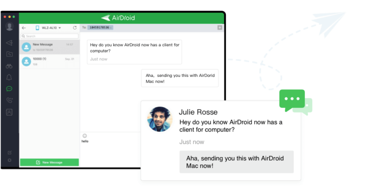 airdroid message notifications