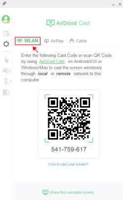 wlan AirDroid Cast