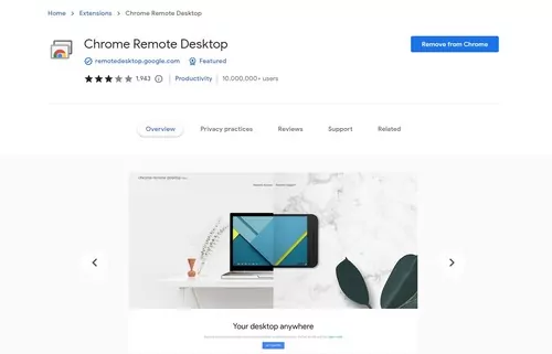 install Remote Desktop Chrome