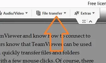 file transfer window