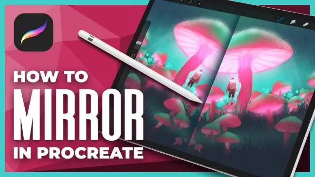how to mirror in Procreate
