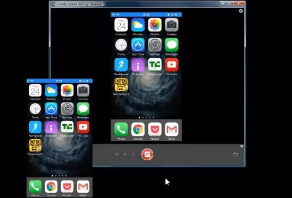 mirror iPhone to PC with LonelyScreen