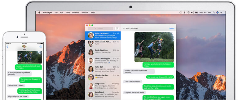 mac android texting