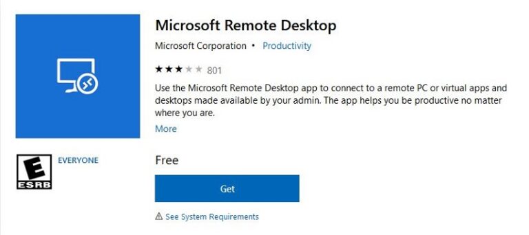 microsoft remote desktop