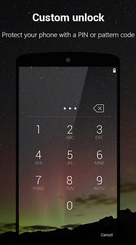 lock Android phone screen