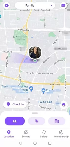 shared location on Life360