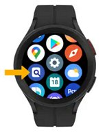 SmartThings Find icon on Galaxy Watch