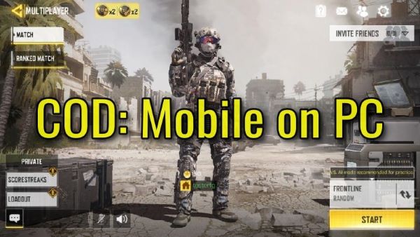 how can you play call of duty mobile on pc