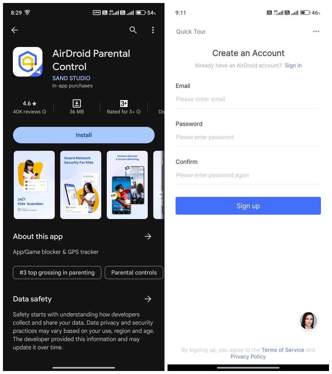 Install AirDroid Parental Control App on iPhone