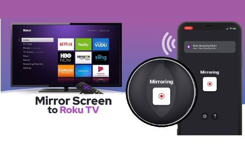 mirror iphonr to TV via Roku