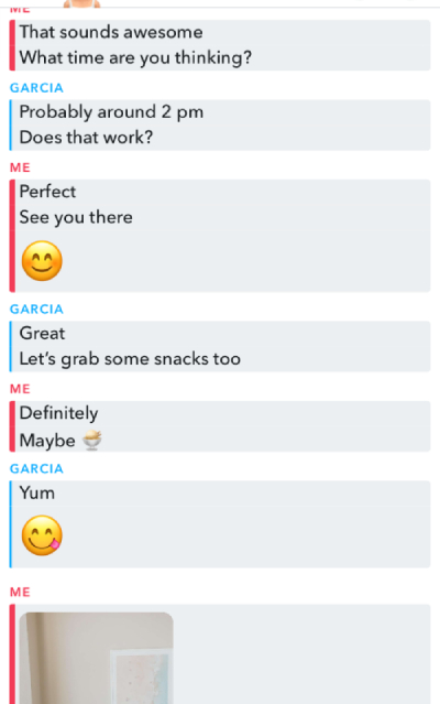 vedere cronologia conversazioni Snapchat salvate