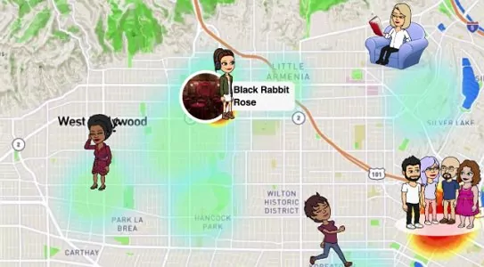 check Snapchat map