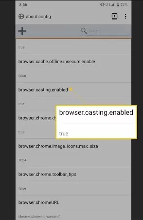 4 android firefox to chromecast