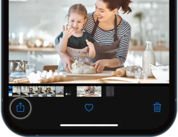 select video to mirror from iPad