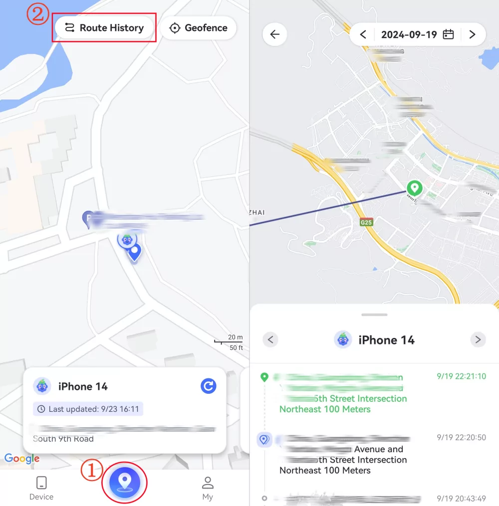 AirDroid iPhone Location Tracker