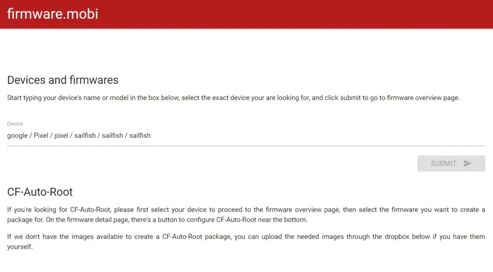 rooting android with firmwaremobi