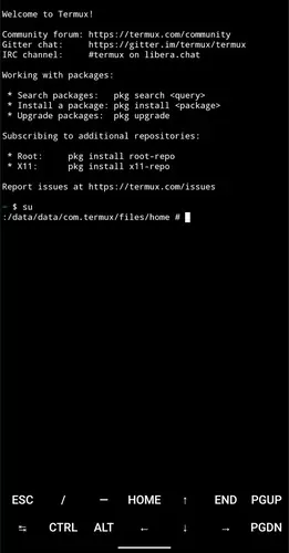 check rooted Android via Termux