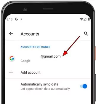 find oneplus using google account