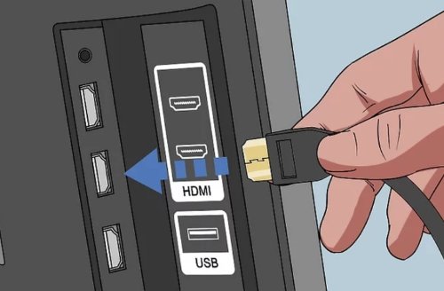 Conectar al perto HDMI de la Tv