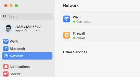 network settings in Mac