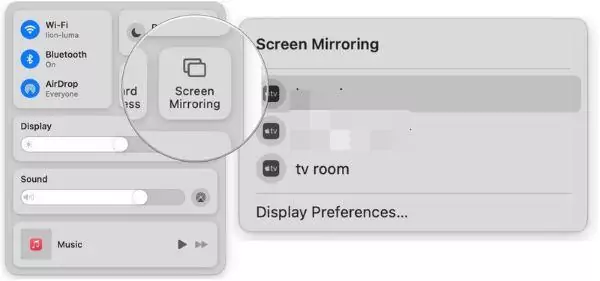mirror Mac to TV