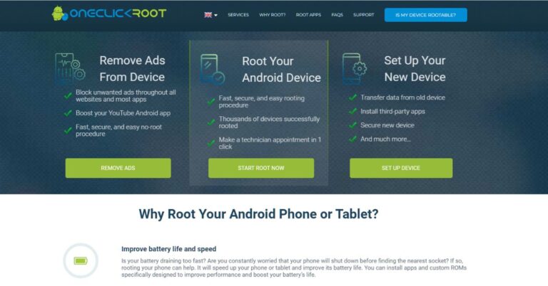 one click root