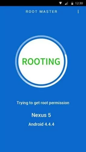 start rooting Android without PC using Root Master