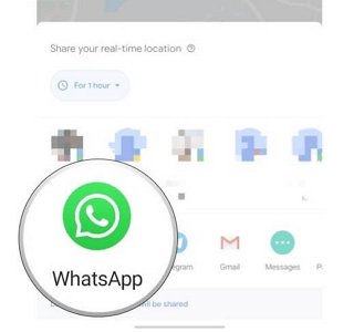 select WhatsApp