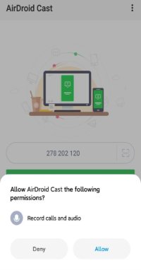 grabar audio dispositivo Airdroid Cast