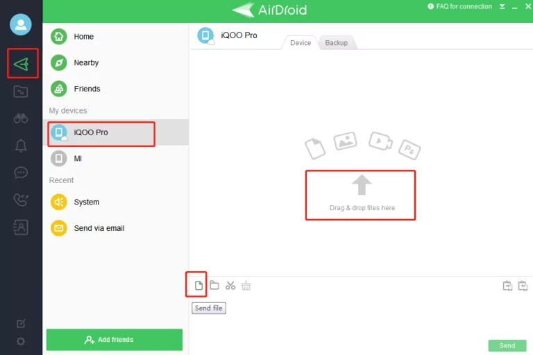 transfer files airdroid