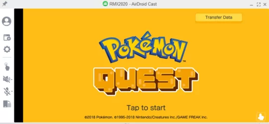 open Pokemon game on mobile