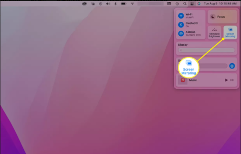 how to screen mirror from a mac to tv