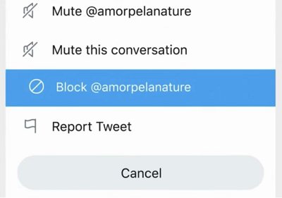 block someone