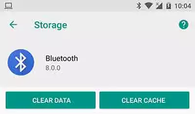 bluetooth android cache