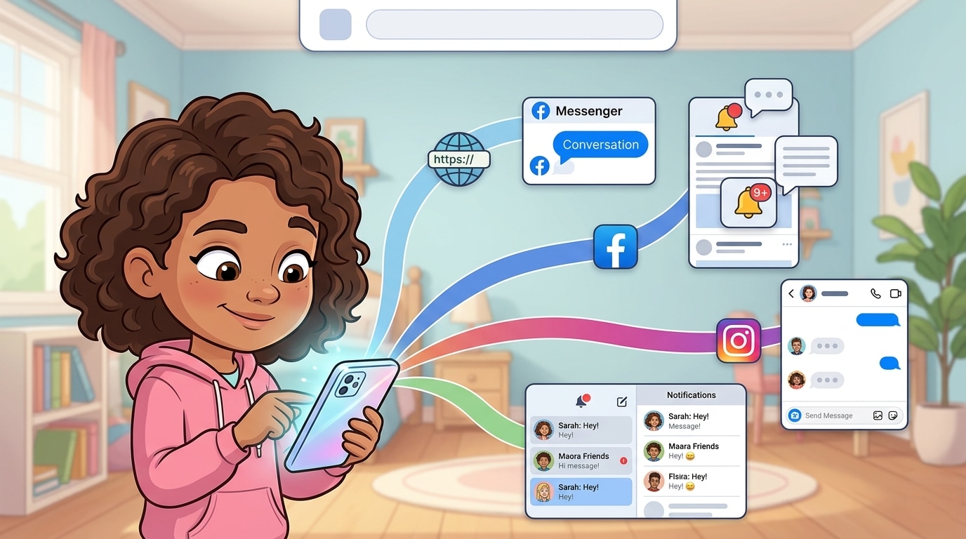 check Facebook messages without Messenger