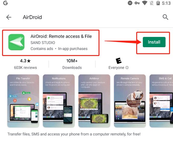 install airdroid