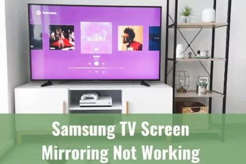 Samsung TV screen mirroring not working