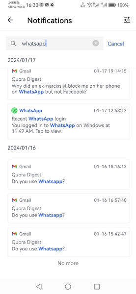 track WhatsApp message and calls