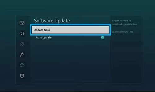 update TV software
