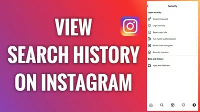 view Instagram search history